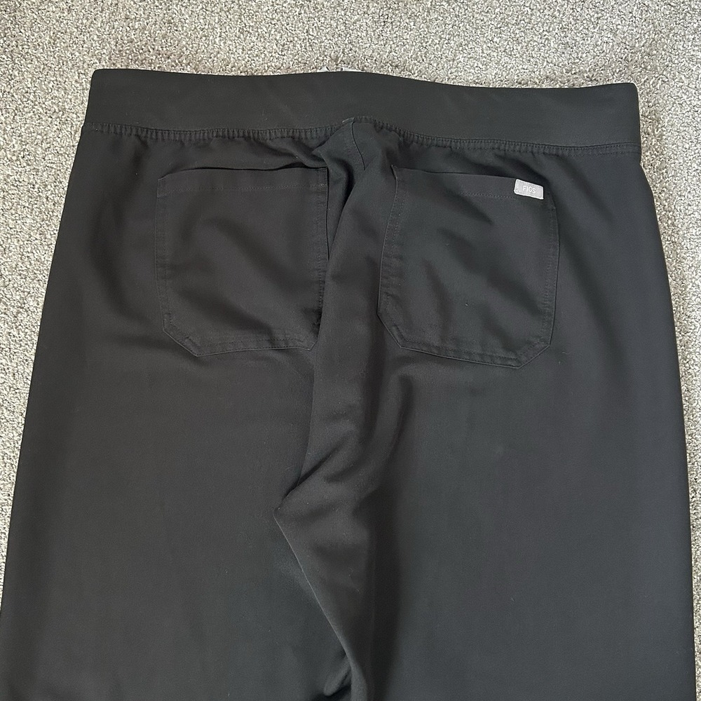 FIGS Technical Collection Scrub Pants -Mens XL/T- Black Tall 33" Inseam Stretch - Picture 6 of 10